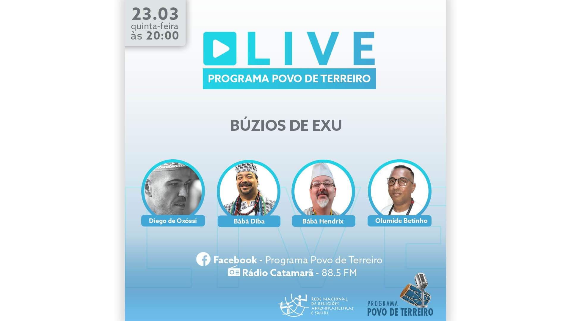 Búzios de Exu: Programa Povo de Terreiro entrevista Diego de Oxóssi